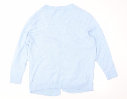 Body Flirt Womens Blue  Knit Cardigan Jumper Size S