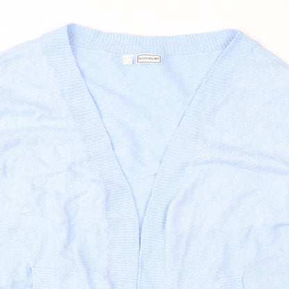 Body Flirt Womens Blue  Knit Cardigan Jumper Size S