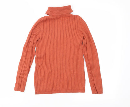 George Girls Brown  Knit Pullover Jumper Size 10-11 Years