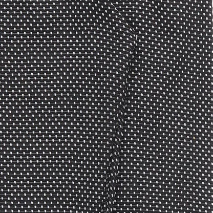 Womens UK Size 10 Preworn Regular Fit  Black Trousers