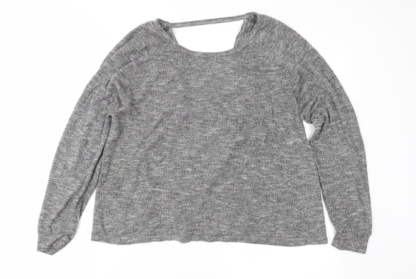 Womens UK Size 12 Atmosphere Grey Basic Blouse