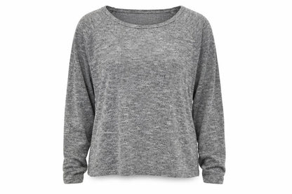 Womens UK Size 12 Atmosphere Grey Basic Blouse