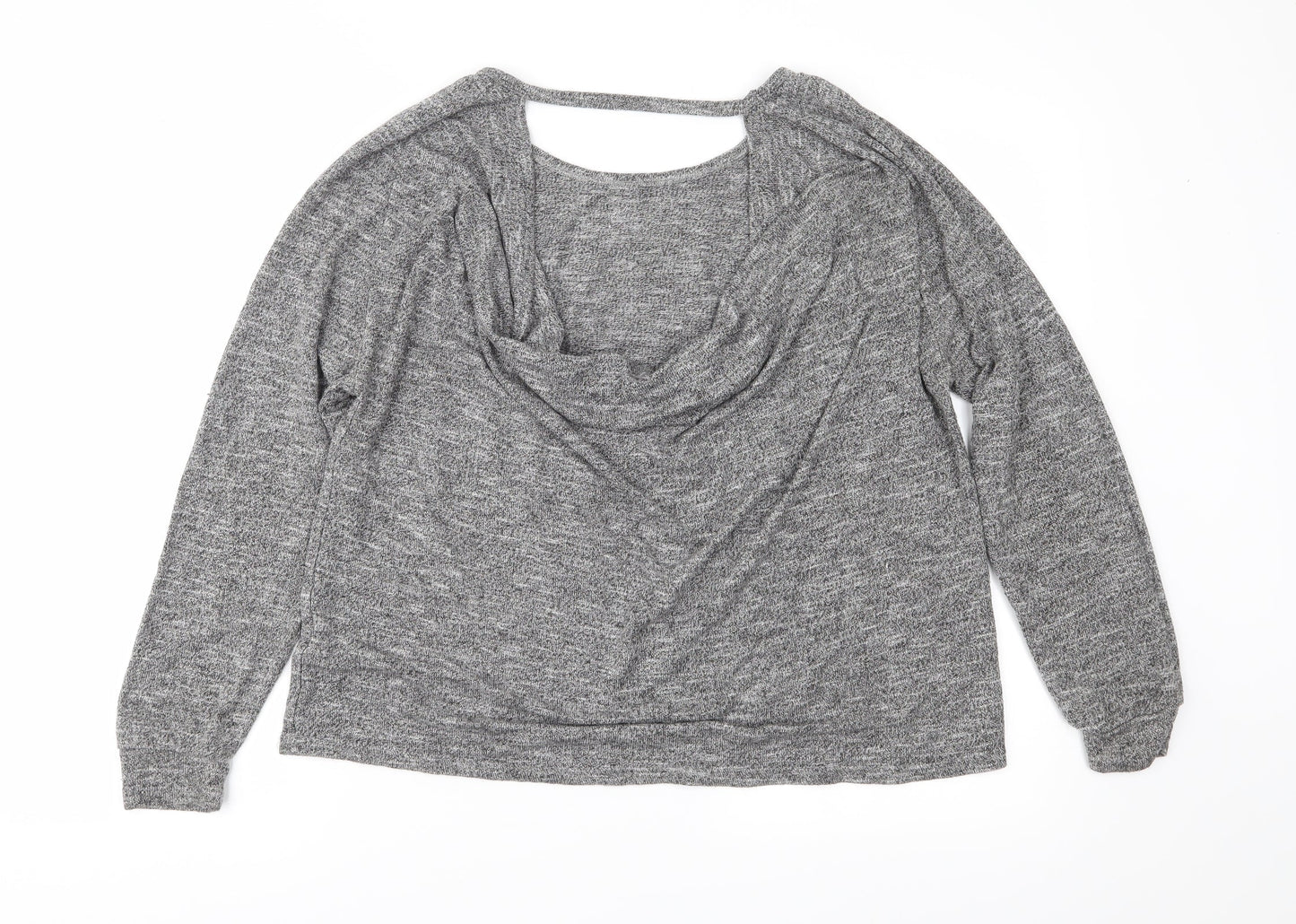 Womens UK Size 12 Atmosphere Grey Basic Blouse