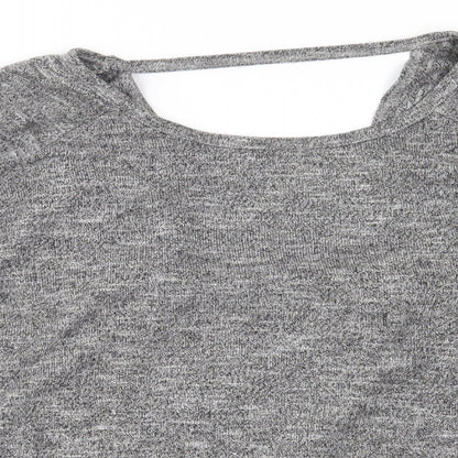 Womens UK Size 12 Atmosphere Grey Basic Blouse