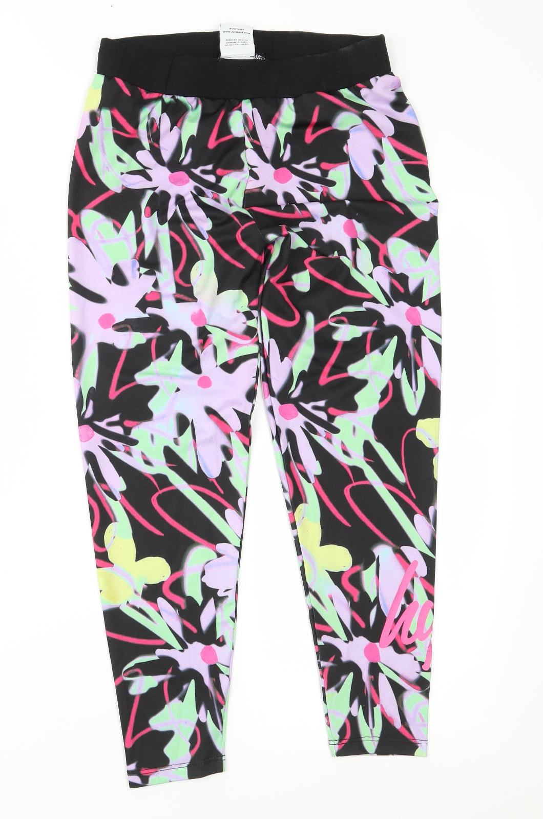 Hype Girls Multicoloured Geometric  Jegging Trousers Size 13 Years