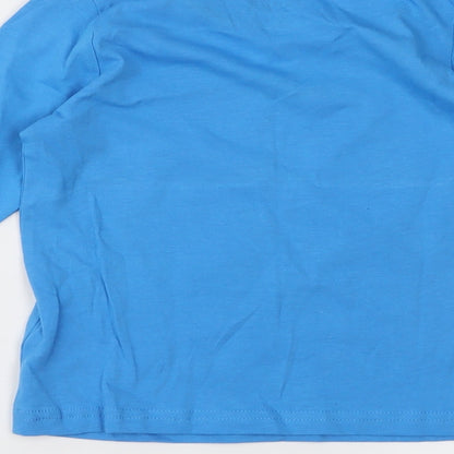 Lupilu Boys Blue  Jersey Basic T-Shirt Size 12-18 Months  - Bones