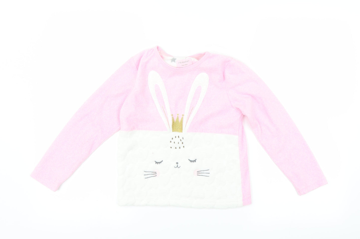 Primark Girls Pink   Pullover Jumper Size 7-8 Years