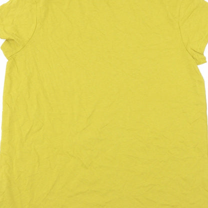 ASOS Womens Yellow   Basic T-Shirt Size 10