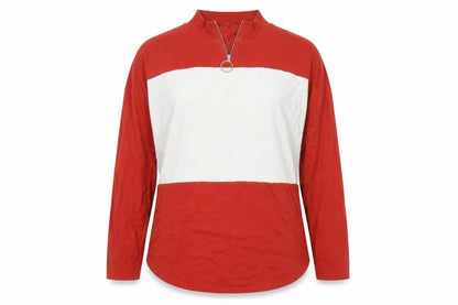 Select Womens Brown   Pullover Sweatshirt Size 16  - rust coloured