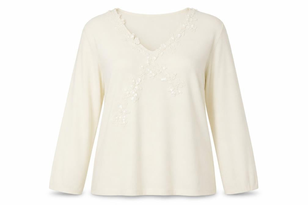 Womens UK Size L Sky Designs White Basic Blouse