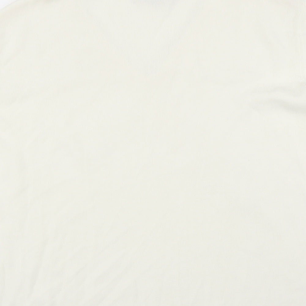 Womens UK Size L Sky Designs White Basic Blouse