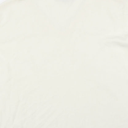 Womens UK Size L Sky Designs White Basic Blouse