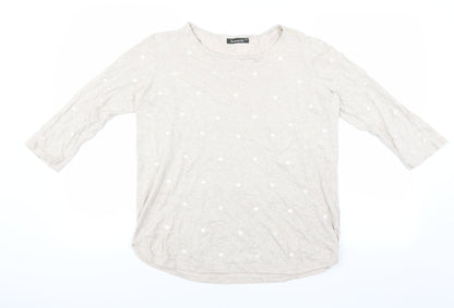 Le Bon Marché Womens Beige   Pullover Jumper Size M