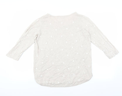 Le Bon Marché Womens Beige   Pullover Jumper Size M