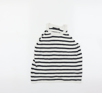 Primark Womens Blue Striped  Pullover Jumper Size 8