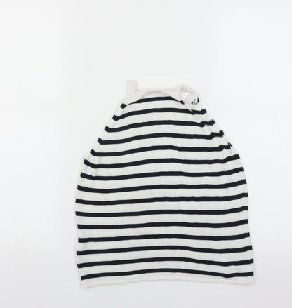 Primark Womens Blue Striped  Pullover Jumper Size 8