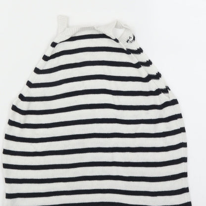 Primark Womens Blue Striped  Pullover Jumper Size 8