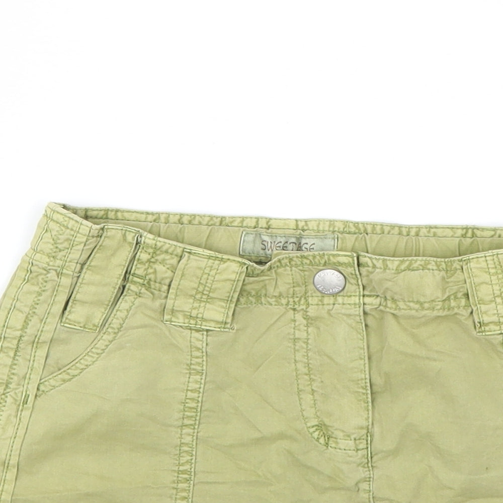 sweetage Girls Green   A-Line Skirt Size 7 Years