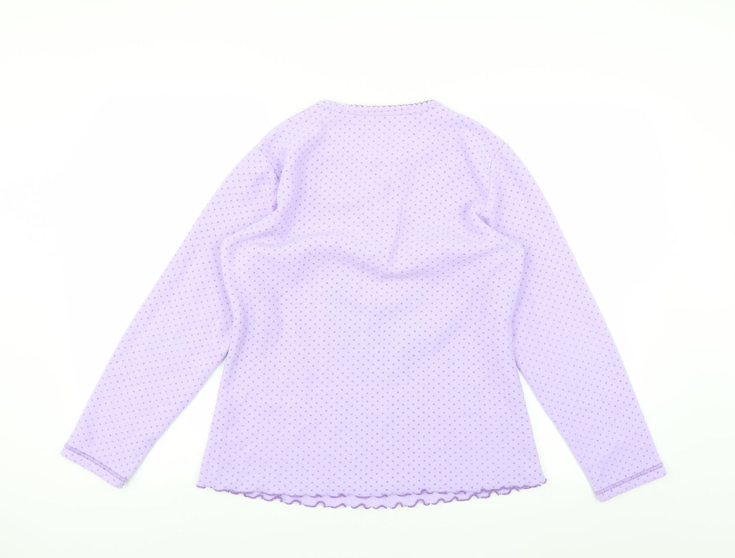 pijamaluna Womens Purple Solid  Top Pyjama Top Size M