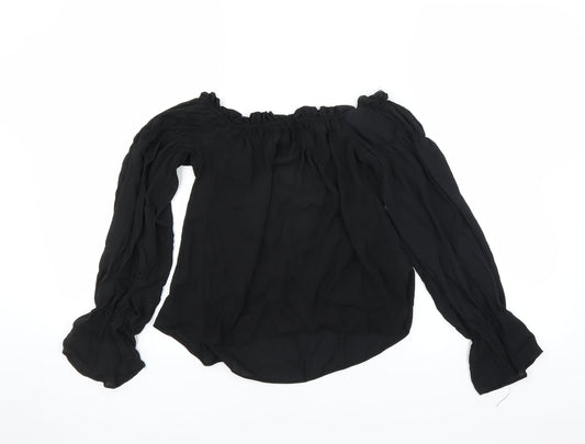 Primark Womens Black   Basic Blouse Size 4