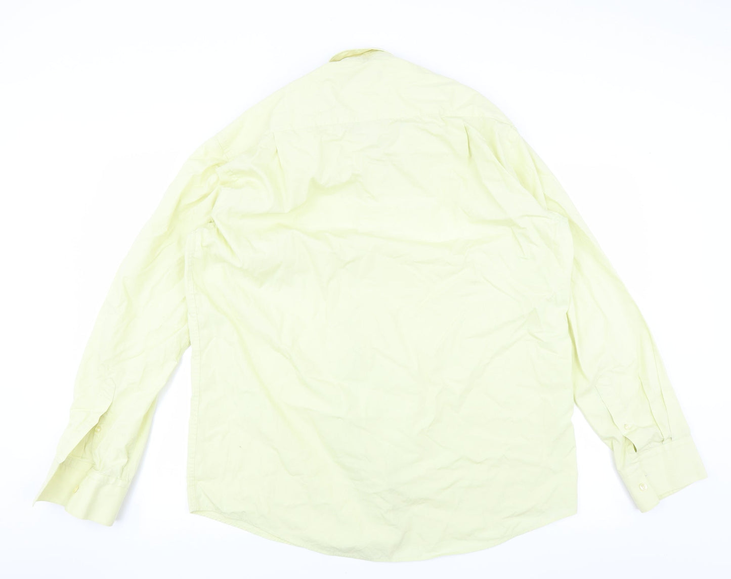 vincent pelle Mens Yellow    Button-Up
