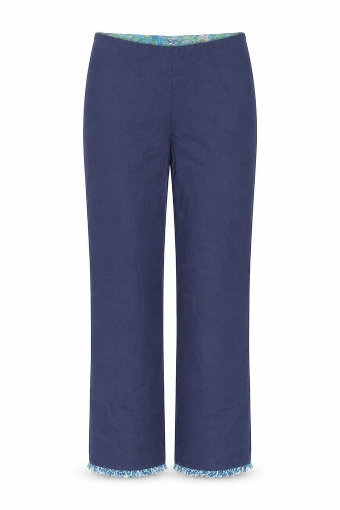 Womens UK Size 12 Dorothy Perkins Regular Fit  Blue Trousers
