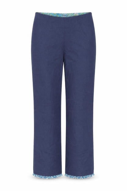 Womens UK Size 12 Dorothy Perkins Regular Fit  Blue Trousers