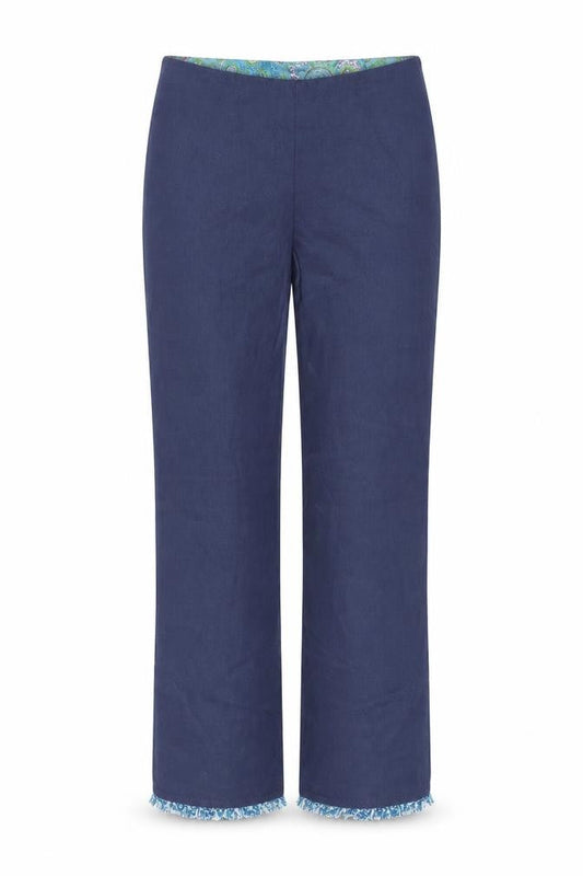 Womens UK Size 12 Dorothy Perkins Regular Fit  Blue Trousers