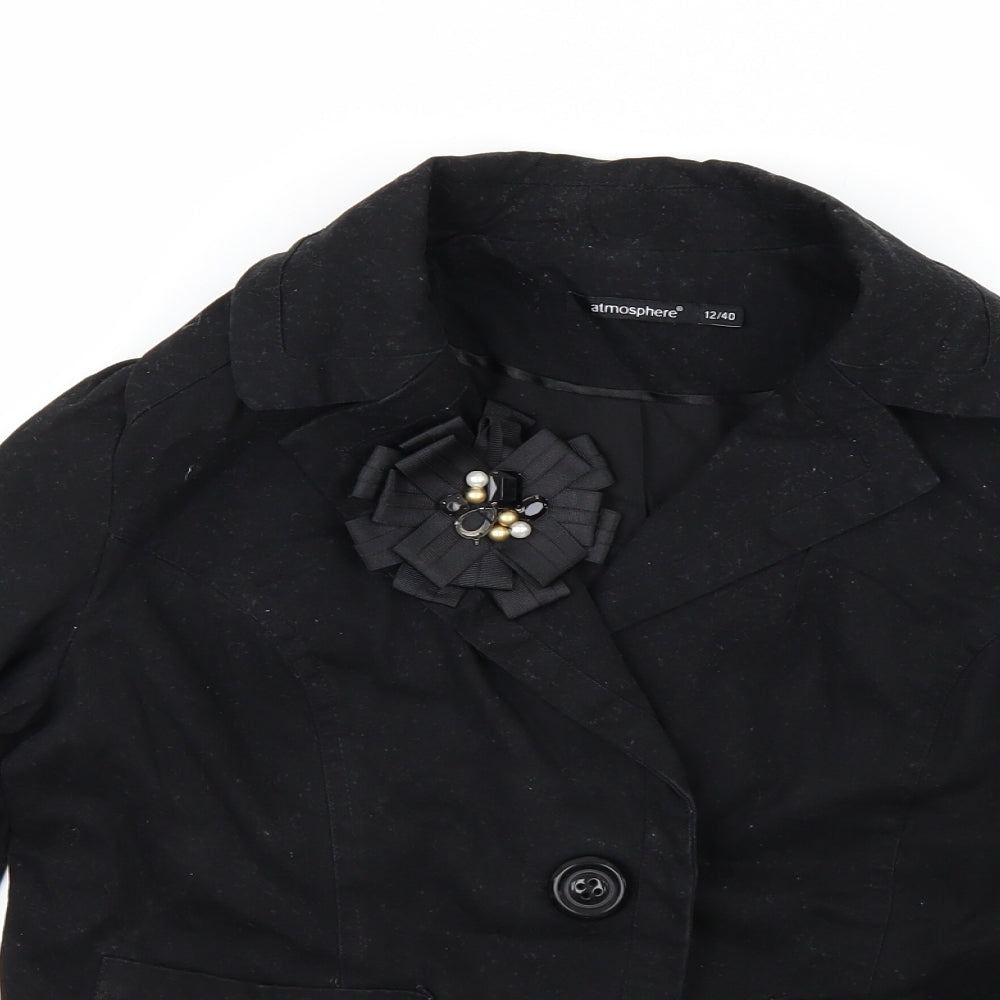 Womens UK Size 12 Atmosphere Black Jacket