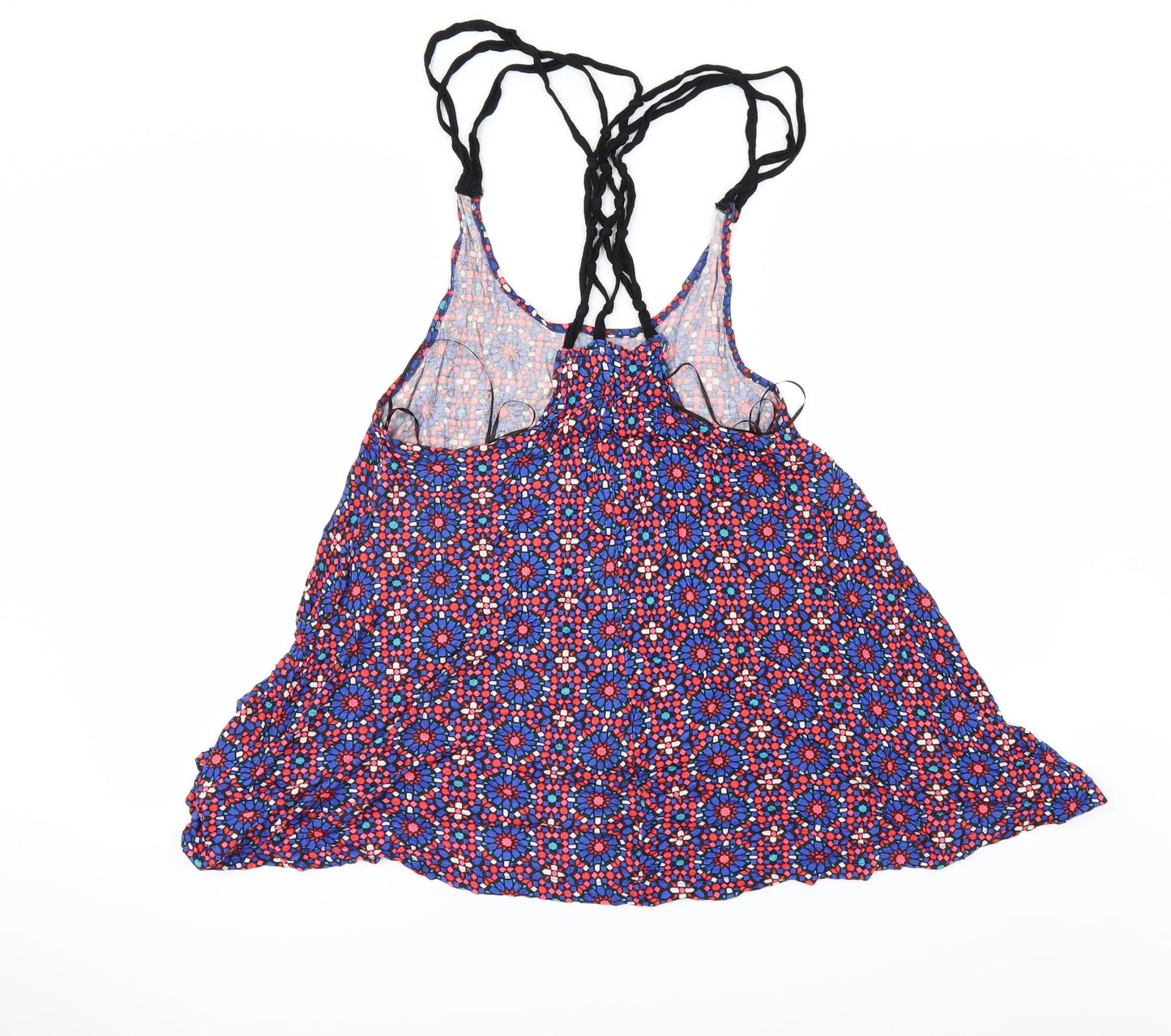 Primark Womens Multicoloured Geometric  Basic T-Shirt Size L