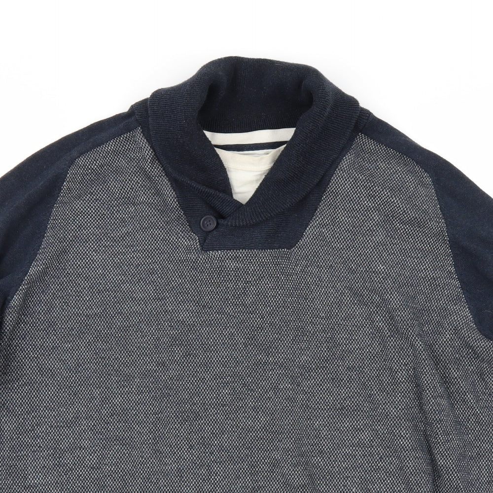 NEXT Mens Black   Pullover Jumper Size M