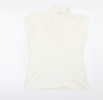 Papaya Womens Ivory   Basic Polo Size 16
