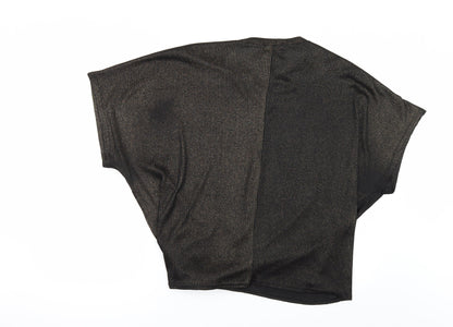 QED London Womens Black   Basic T-Shirt Size L