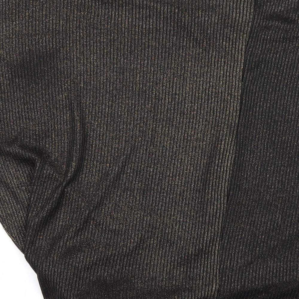 QED London Womens Black   Basic T-Shirt Size L