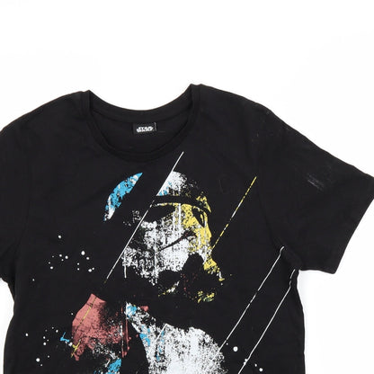 Preworn Mens Black    T-Shirt Size S