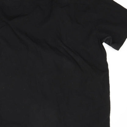 Mens UK Collar Size 15.5 Preworn Smart Black  Dress Shirt