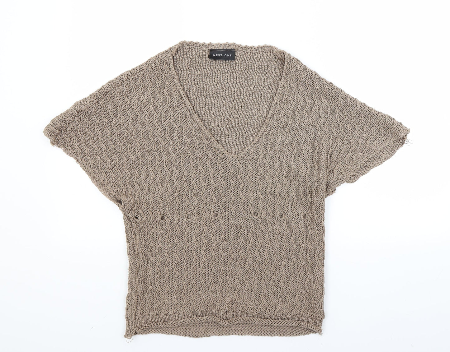 west one Womens Brown   Pullover Jumper Size 8