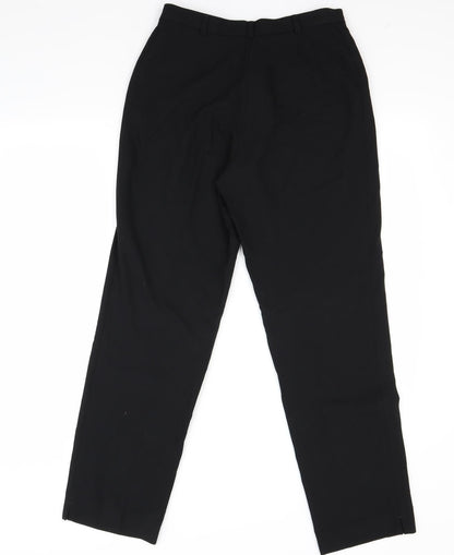 Womens UK Size 10 Marks and Spencer Regular Fit  Black Trousers