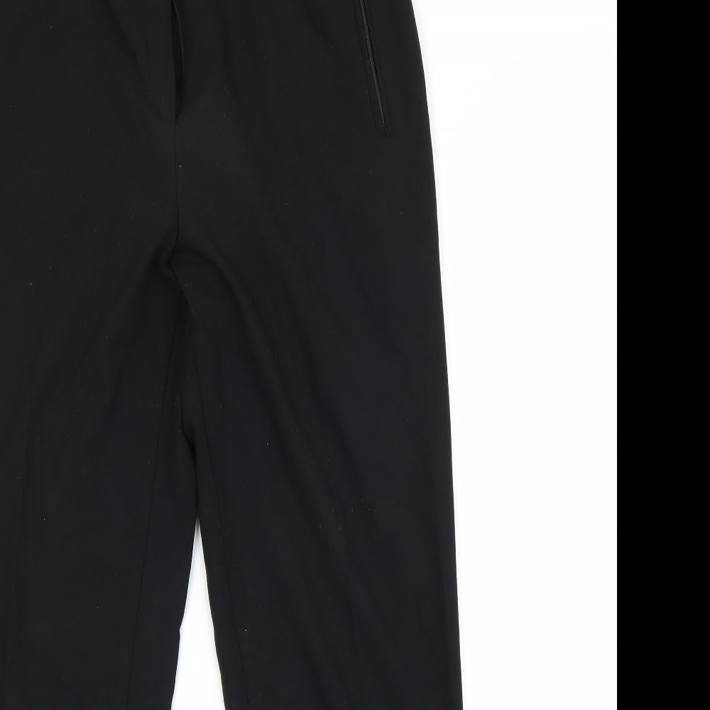 Womens UK Size 10 Marks and Spencer Regular Fit  Black Trousers