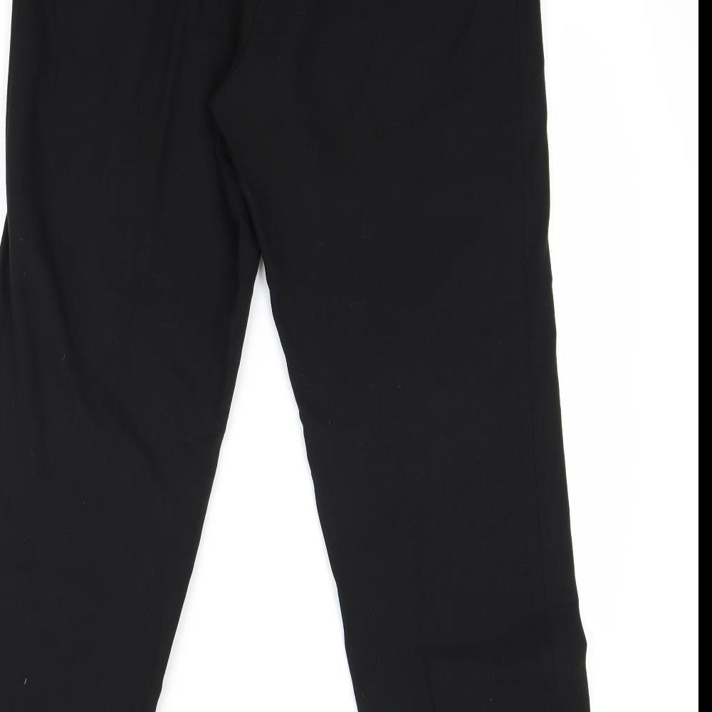 Womens UK Size 10 Marks and Spencer Regular Fit  Black Trousers