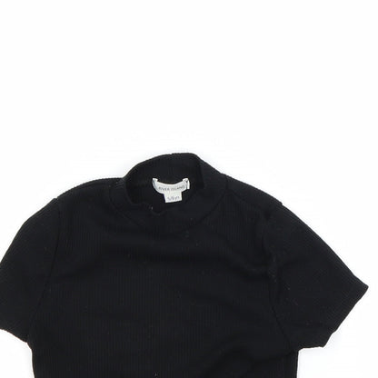River Island Girls Black   Pullover Jumper Size 5-6 Years