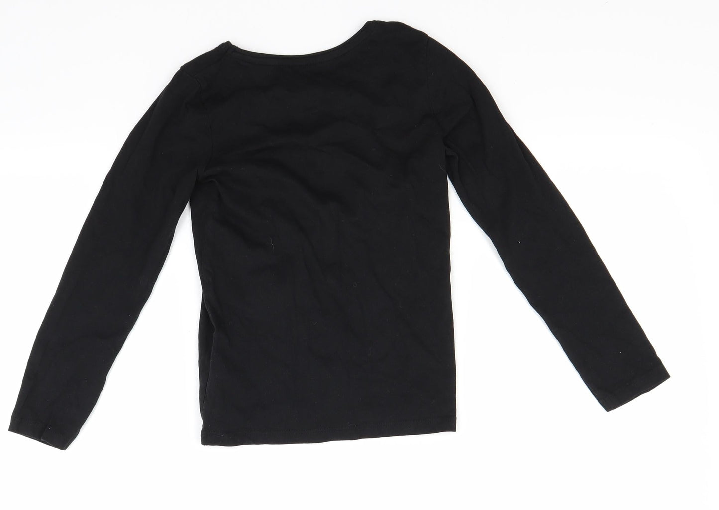 Primark Girls Black   Pullover Sweatshirt Size 7-8 Years