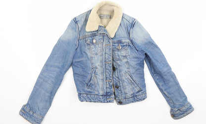 Primark Womens Blue   Jacket Coat Size 6