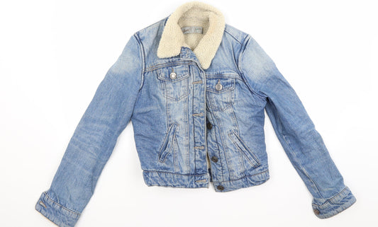 Primark Womens Blue   Jacket Coat Size 6