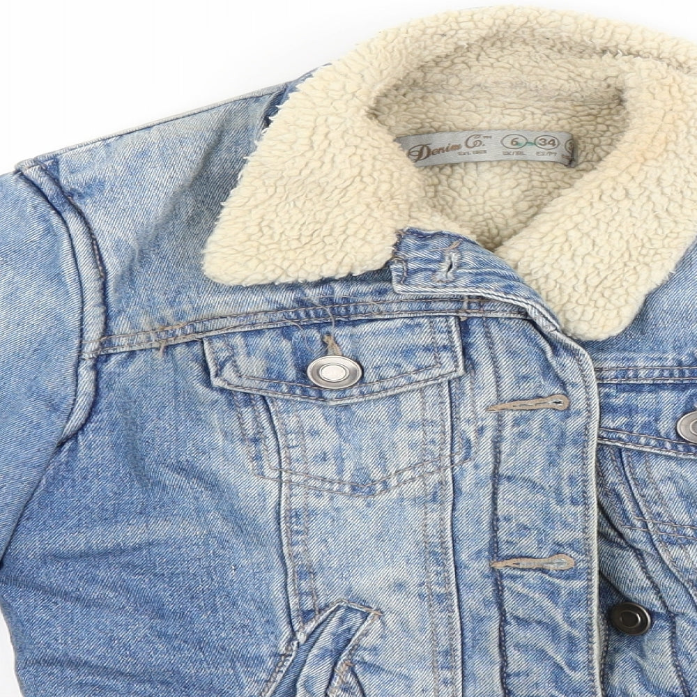 Primark Womens Blue   Jacket Coat Size 6