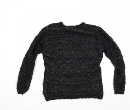 Preworn Womens Black   Pullover Jumper Size S