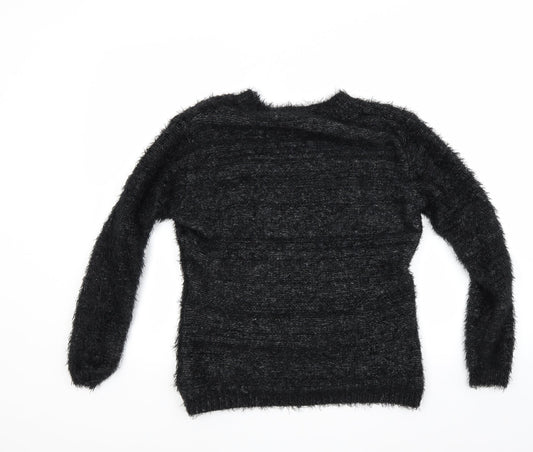 Preworn Womens Black   Pullover Jumper Size S