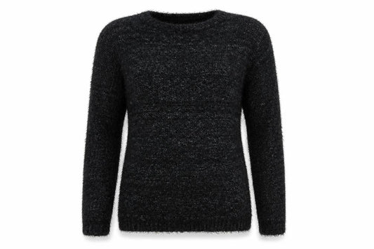 Preworn Womens Black   Pullover Jumper Size S