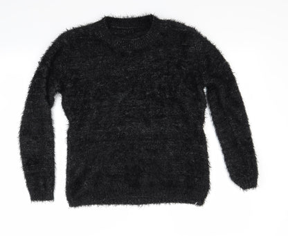Preworn Womens Black   Pullover Jumper Size S