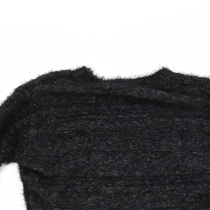 Preworn Womens Black   Pullover Jumper Size S